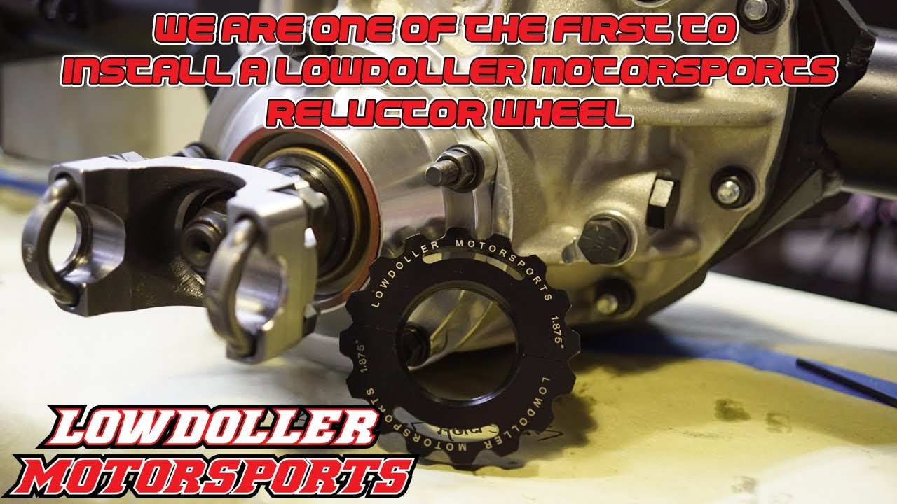 I install one of the first lowdoller motorsports reluctor wheels on the