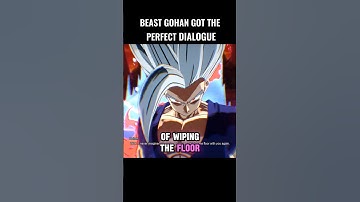 Beast Gohan Got The Perfect Dialogue 🤯 #crashout #gohanbeast #sparkingzero #dragonballz #dbz