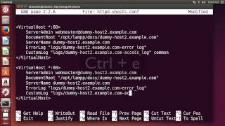 Virtual Host on Ubuntu with XAMPP