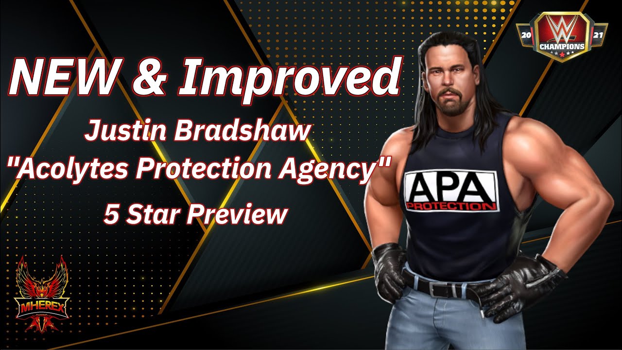 New & Improved Justin Bradshaw "APA" 5 Star Preview Featuring 7 Builds