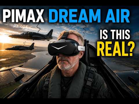 I Flew Fighter Jets – Is This the Most Real VR Yet? | Pimax Dream Air vs Crystal Super