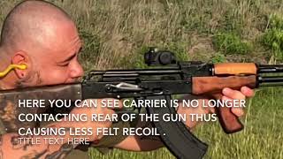 Romanian akm with kns piston and Meridian defense BD-2 Brake perfect !!