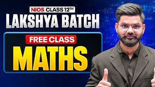 Nios Class 12th Maths Day 1 | Basics Super + Trigonometry+ ITF | Lakshya Batch