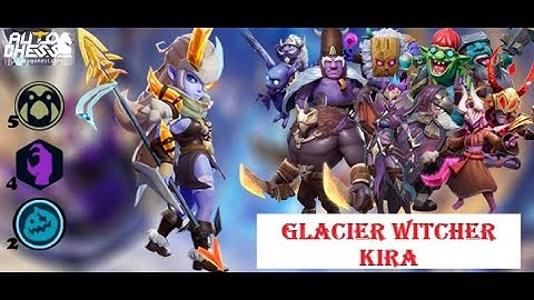 Unstoppable Sacred Lancer !!! ||GLACIER WITCHER DEMON KIRA|| - Auto Chess Mobile