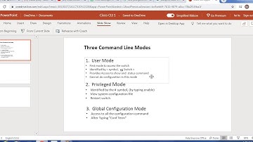 Chapter 3   Cisco CLI Switch Basic   Exploring the 3 configuration Modes with Cisco Packet Tracer