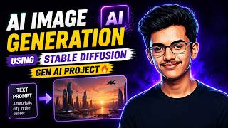 AI IMAGE GENERATION USING STABLE DIFFUSION - GEN AI PROJECT 🔥 || Complete code