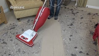 Video Thumbnail for Electrolux Wide Track Commercial Vacuum Cleaner Big Mess ...