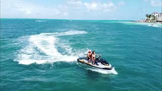 JET SKI RENTAL IN CANCUN HOTEL ZONE BEACH-OCEAN SIDE
