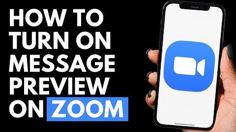 How To Turn On Message Preview On Zoom on Android Phone | Zoom Tutorial