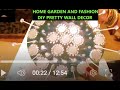 DIY BEAUTIFUL WALL DECOR WITH MIRRORS||HOME GARDEN AND FASHION||EASY CRAFTS||MIRROR AND SEQUIN CRAFT