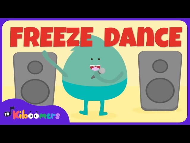 Party Freeze Dance Song - THE KIBOOMERS Preschool Songs - Circle