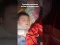 Mi bebé aún dormido sabe cómo supervisar para que me quede alado Jejeje #shorts #maternidad