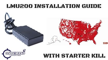 CalAmp LMU 200 install guide