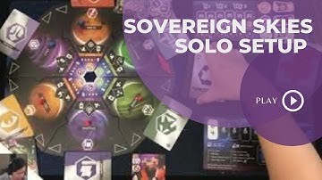 Sovereign Skies Board Game Set Up for Solo and Multiplayer |  Danicha