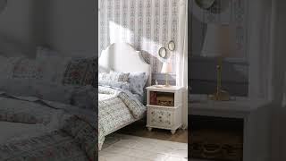 Vintage-Inspired Kids Room Filled with Florals Patterns Ruffles