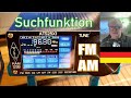 ATS25X1 ► Suche Search FM und AM ► was man beachten muss ► Anleitung
