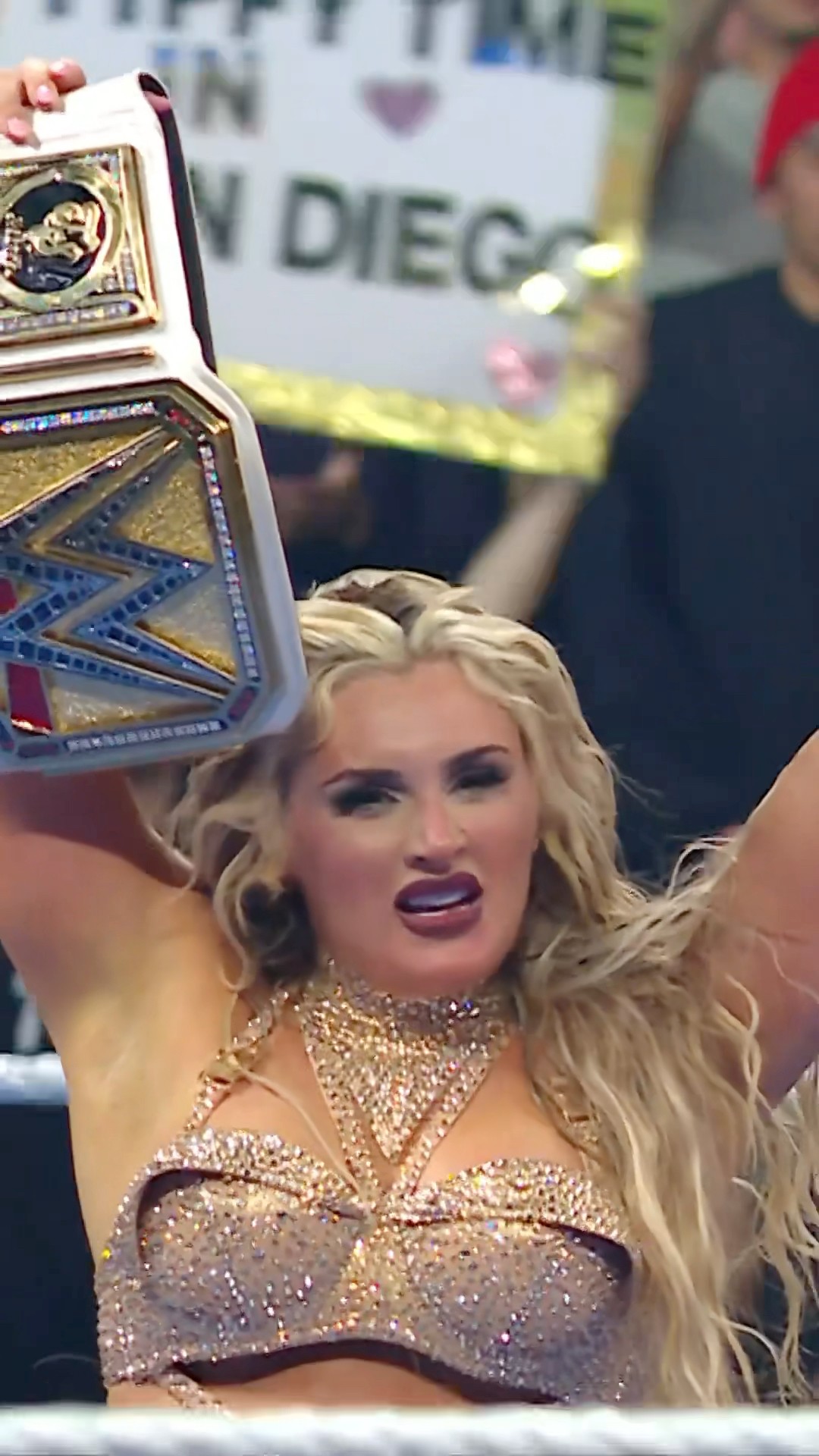 Tiffany Stratton with a HUGE 1st title defense