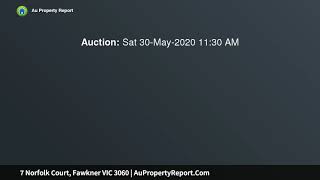 7 Norfolk Court, Fawkner VIC 3060 | AuPropertyReport.Com