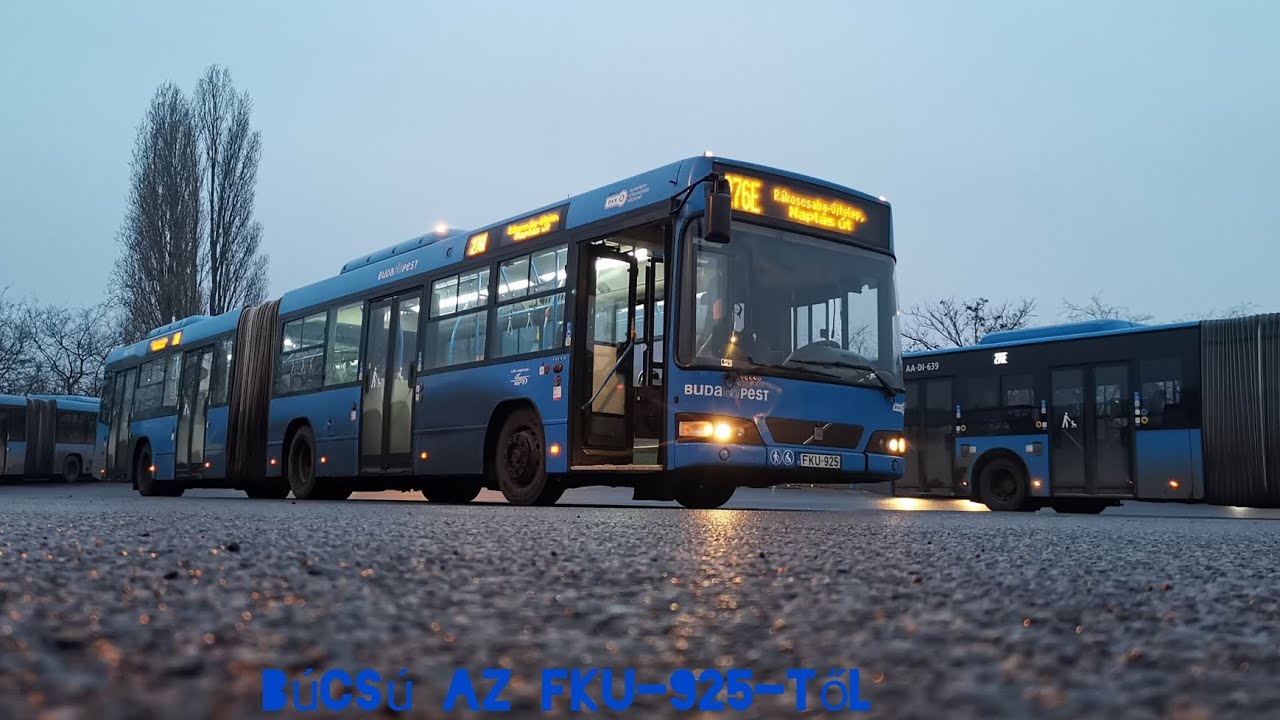 Az FKU-925-ös Volvo 7700A utolsó napja