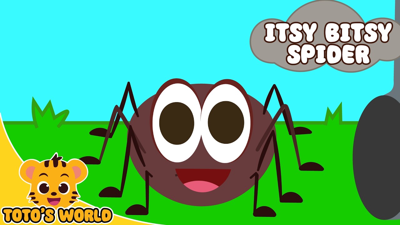 🕷 Itsy Bitsy Spider | Nursery Rhymes | Toto's World