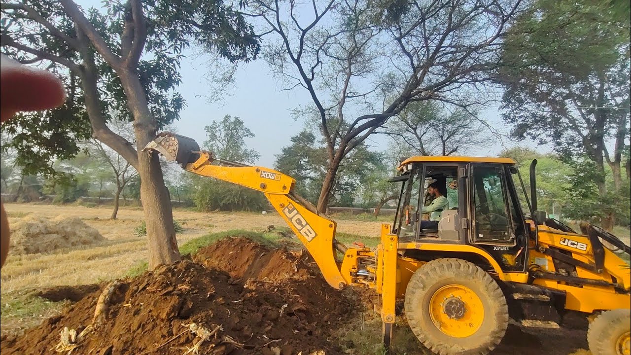 How To Cut The Tree From Jcb At Home  🏠|| JCB power #viral #automobile #minivlog #tag #shortvideo 