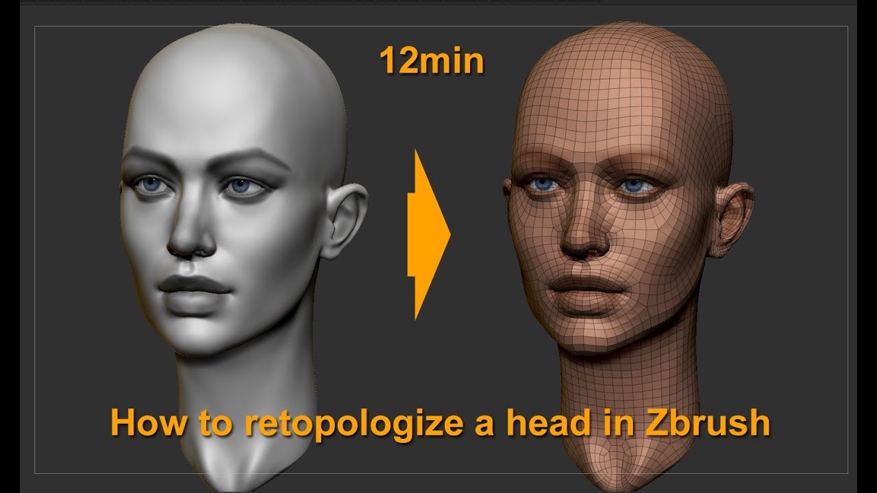 how to retopology and object in zbrush