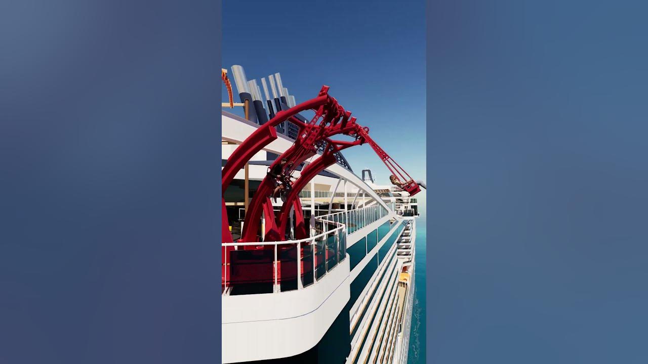 Introducing CLIFFHANGER 😲 the only overwater swing ride at sea! Coming