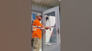 Innovative storm door with retractable screen! #screen #innovation  #diy #projects #doityourself