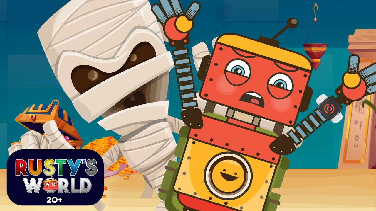 🏜️ Walking in the Desert with Rusty! Explore Treasures, Dodge the Mummy & More | Rusty's World Fun!