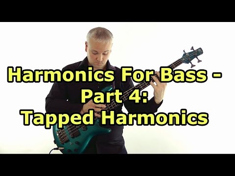 tapping-harmonics-on-bass-guitar