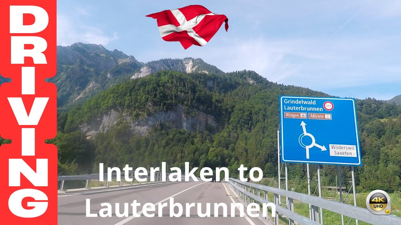 Driving in Switzerland | FROM INTERLAKEN TO LAUTERBRUNNEN