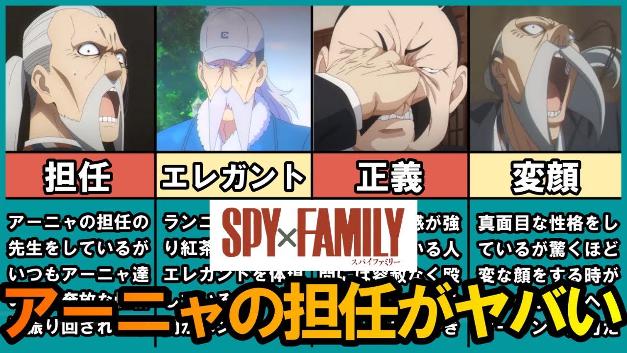 【スパイファミリー】ヘンダーソン先生の全てを徹底解説【SPY×FAMILY】