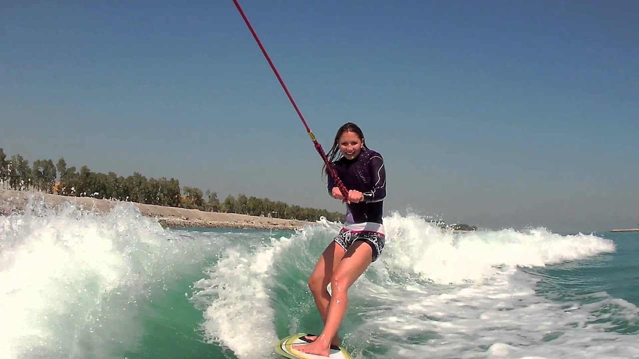 JVC TEAM SPORT Alex Caizergues Wakesurf Session in Doha YouTube