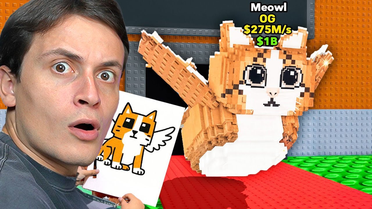 რასაც ვხატავ ყველაფერი ჩნდება Steal A Brainot ში !!