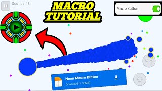 NEW MACRO BUTTON TUTROIAL *NO ROOT*+🔥EPIC DESTRUCTION VIDEO(AGAR.IO MOBILE)