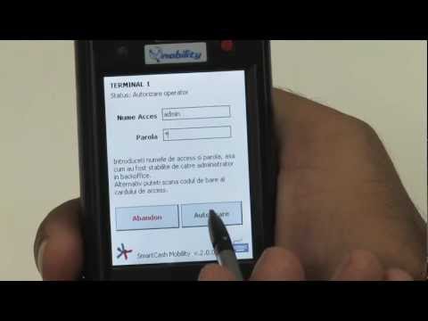 N1-9.2 Configuarea terminalului mobil wireless pentru utilizarea cu SmartCash Mobility