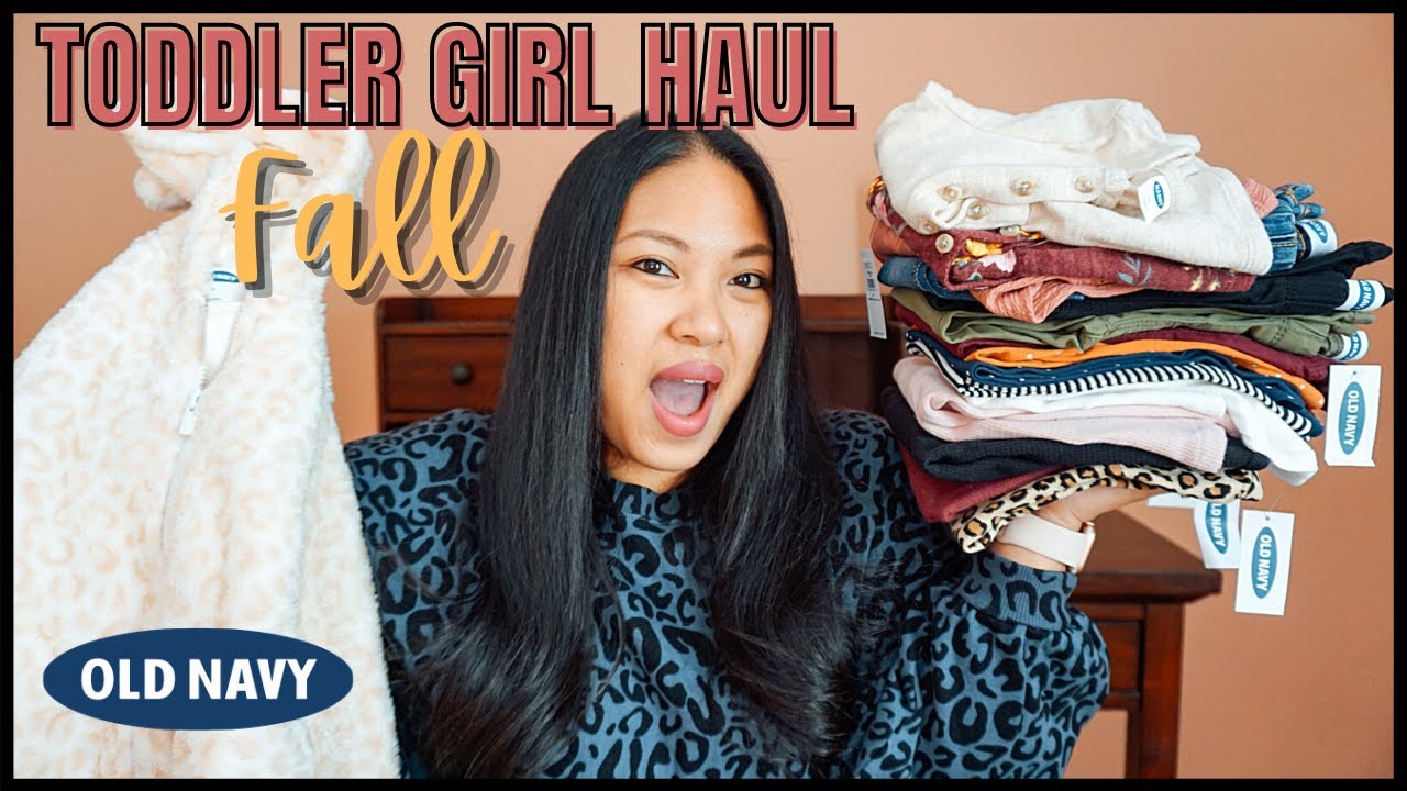 TODDLER GIRL CLOTHING HAUL | FALL 2020 | OLD NAVY | Bianca Figz