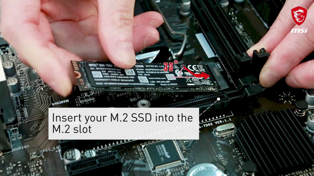 MSI® HOW-TO install M.2 SSD correctly