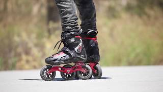 Sam Houston testing the Flying Eagle F110 skates at the Bronson Ditch