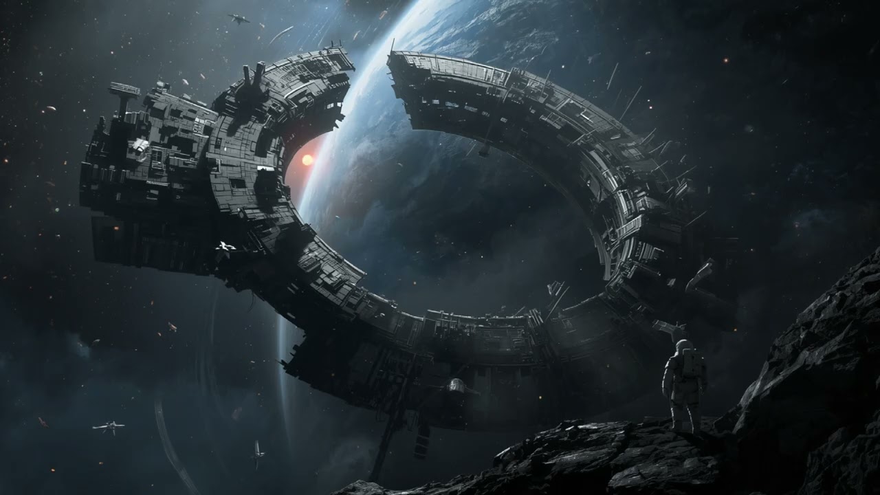 The Shattered Ring An Astronaut Gazes Into Cosmic Ruins 🌌 2 Hour Epic Sci Fi Soundscape  Dying Star