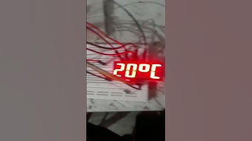 Temperature machine made by arduino and seven segment display