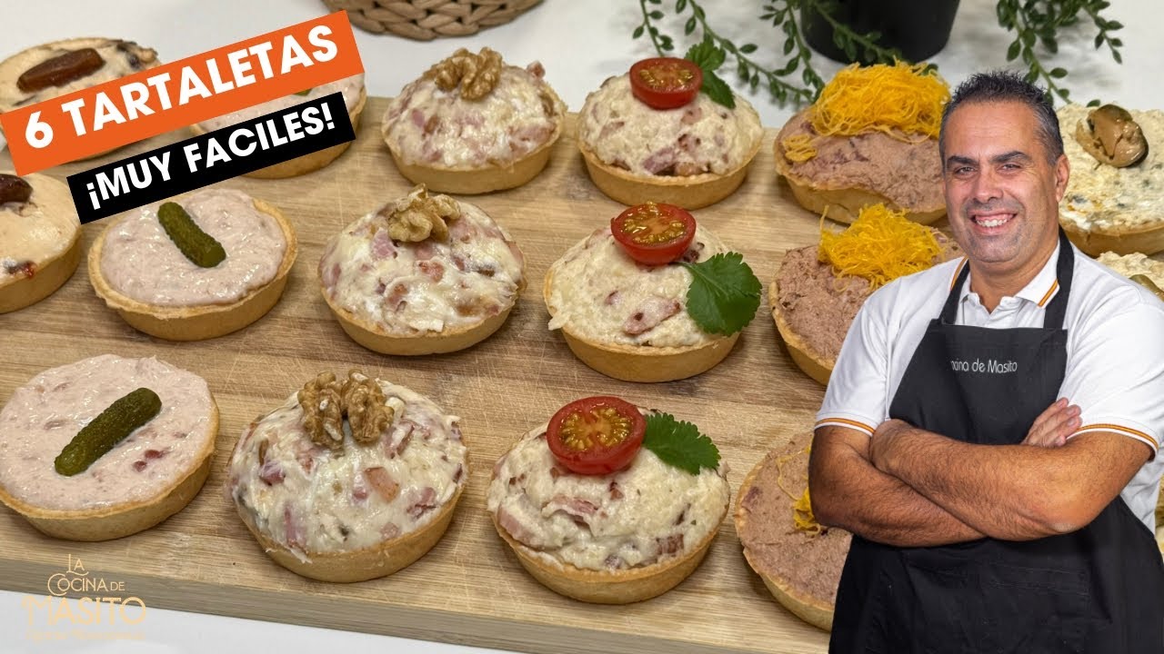 6 TARTALETAS RELLENAS MUY FACILES PARA NAVIDAD