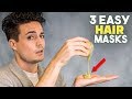 3 Easy DIY Hair Masks For Soft Healthy Hair | Men's Hairstyle | BluMaan 2018