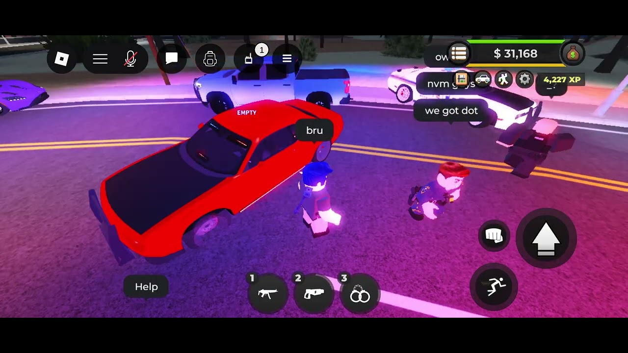 Playing some ERLC in Roblox :D