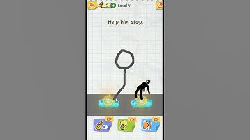 Help Him Stop | Draw 2 Save Level 4 |  #gaming #shorts