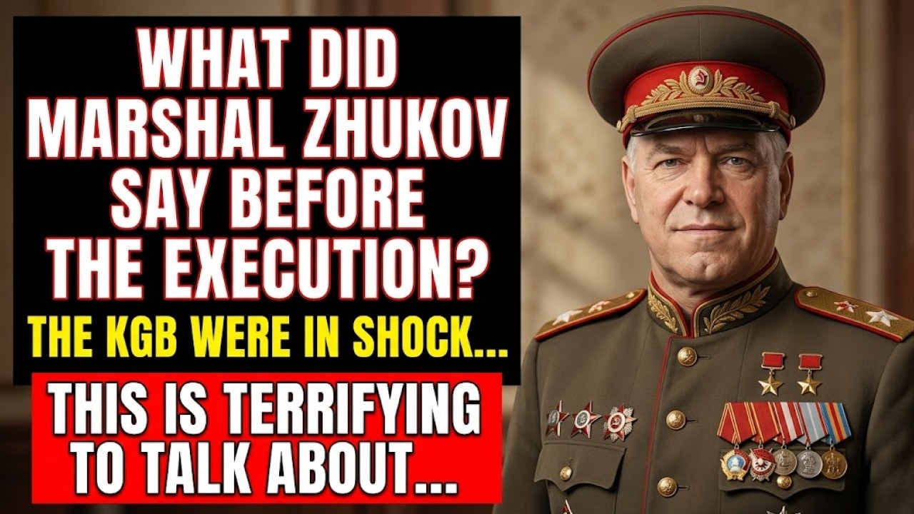 WHAT ZHUKOV SAID BEFORE HIS EXECUTION — THE KGB WERE IN SHOCK…