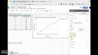 Adding a Trendline to a Graph in Google Sheets