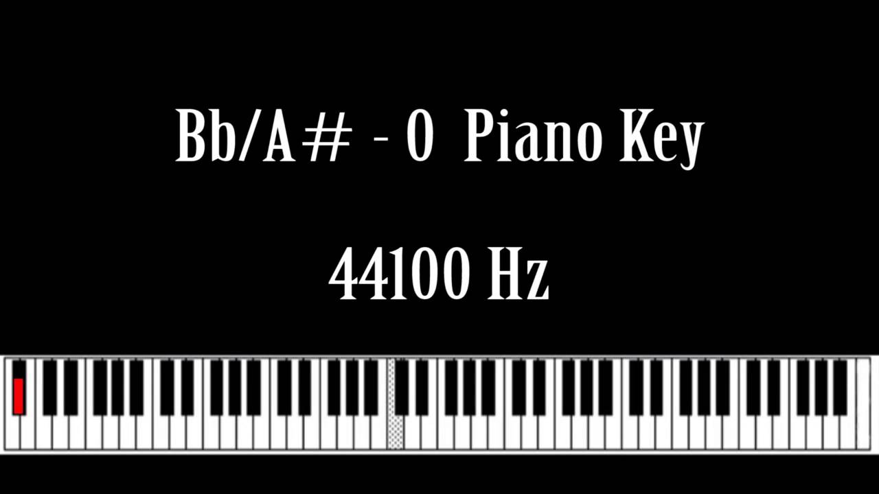 Bb A# - 0 Piano Key Note Sound Effect Free High Quality Sound FX