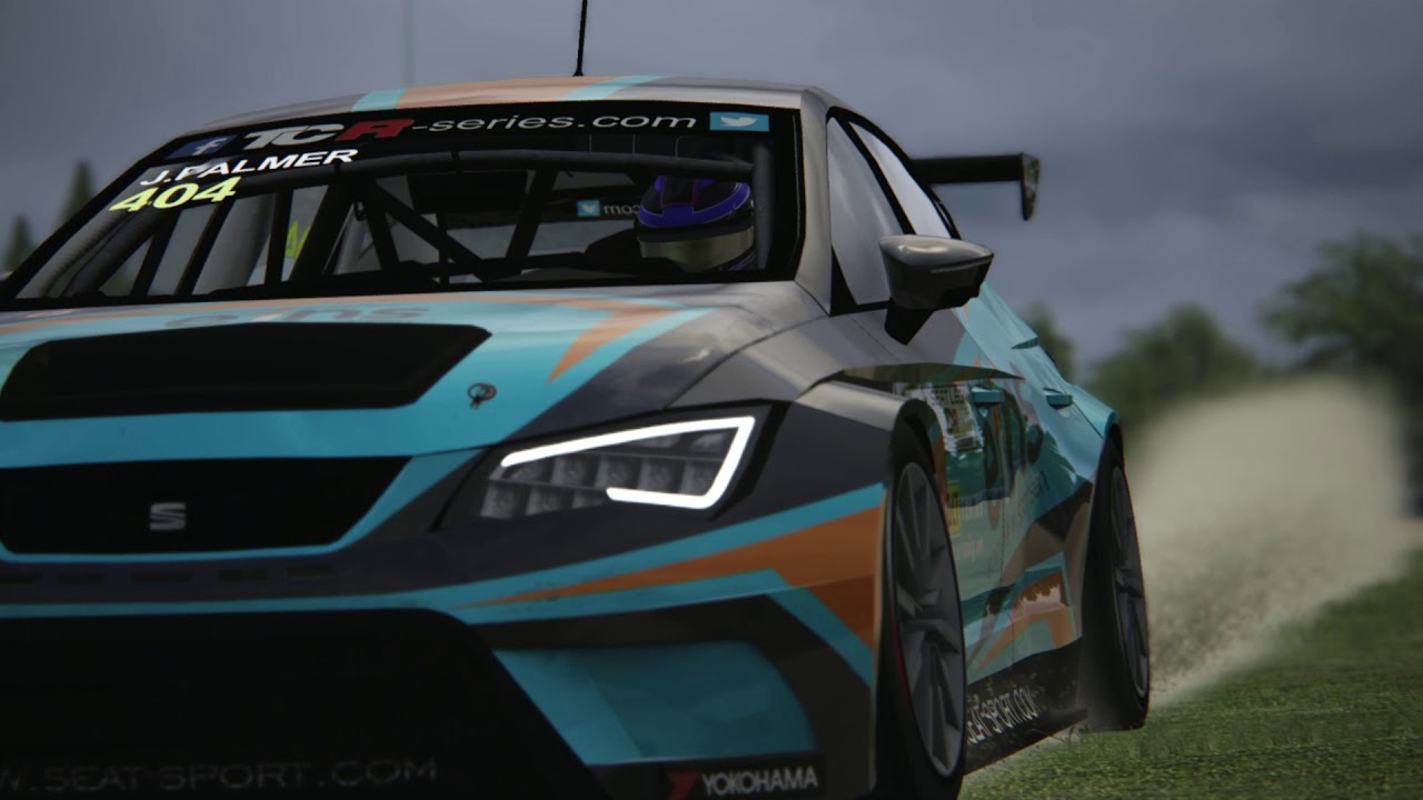 Seat Leon Tcr Assetto Corsa Slow Motion Youtube