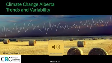 Trends and Variability - Background to understand climate data